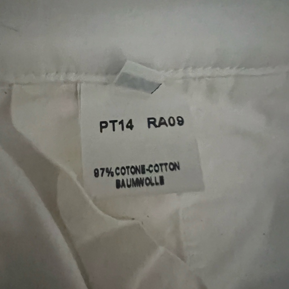 RAF By Raf Simons White Cargo Pants - Picture 5 of 5